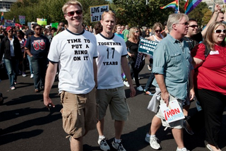 Illustration for article titled Scenes From The National Equality March